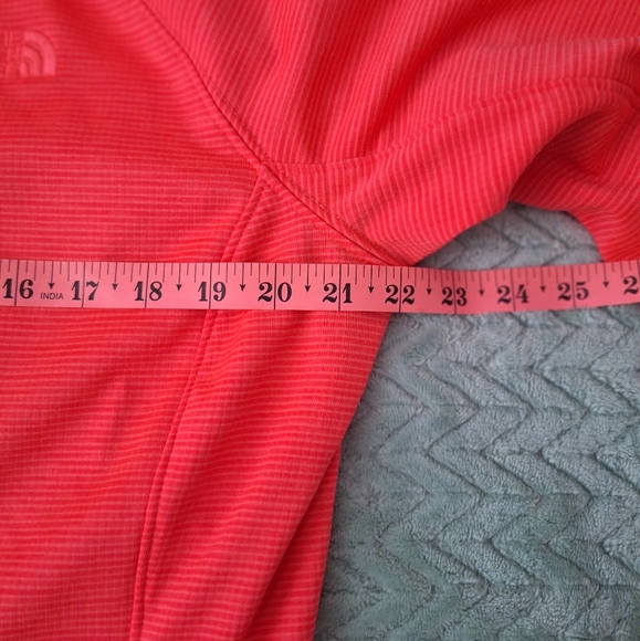 The North Face Women's Arcata Full Zip Hoodie Tropical Coral Stripe Size XL - Picture 11 of 11